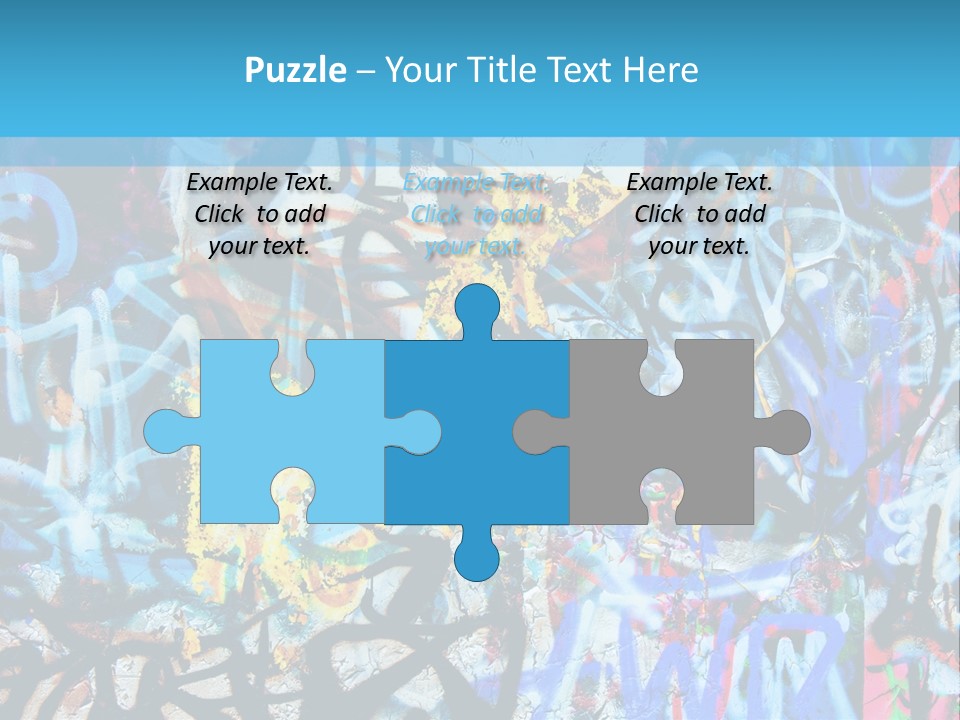 Wall Dark Vandalism PowerPoint Template