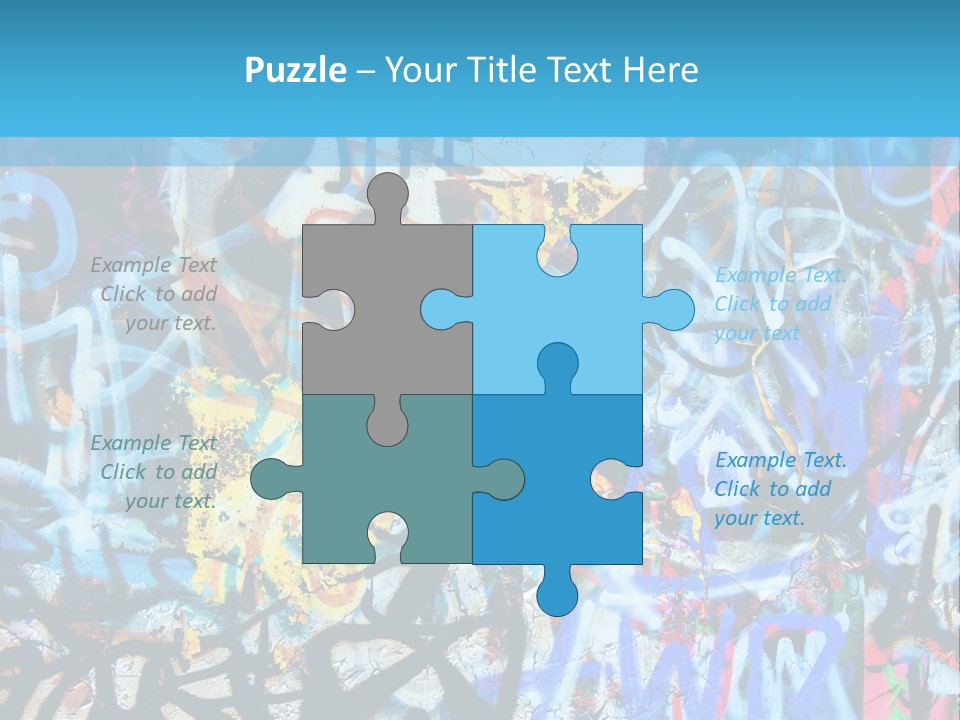 Wall Dark Vandalism PowerPoint Template