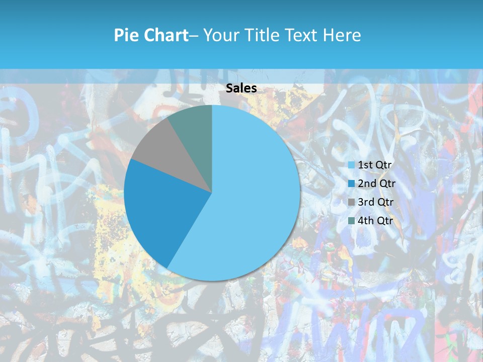 Wall Dark Vandalism PowerPoint Template