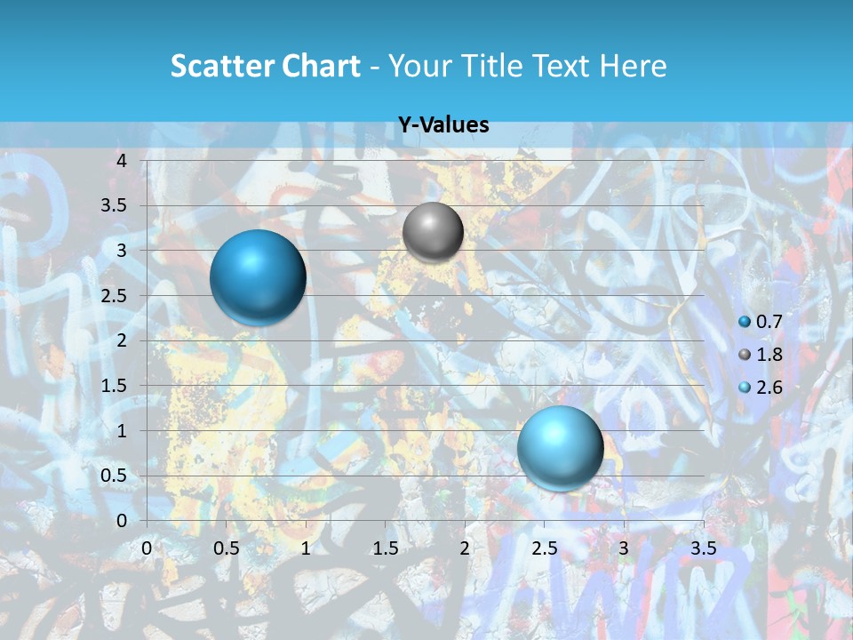 Wall Dark Vandalism PowerPoint Template