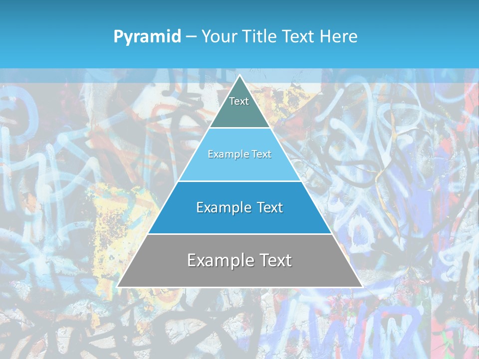 Wall Dark Vandalism PowerPoint Template