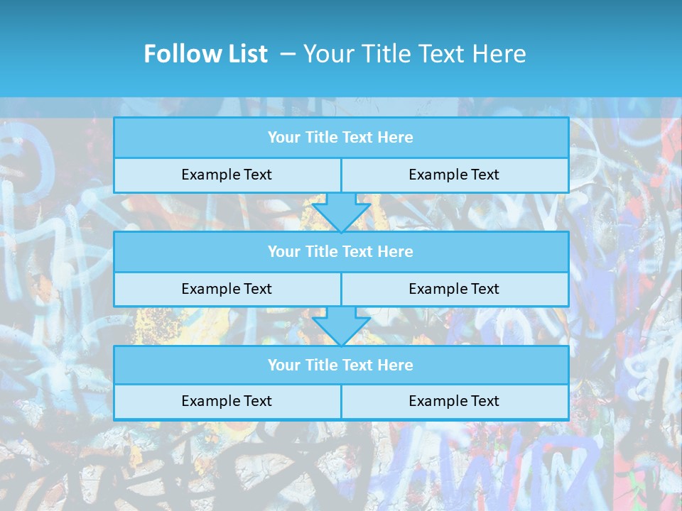 Wall Dark Vandalism PowerPoint Template