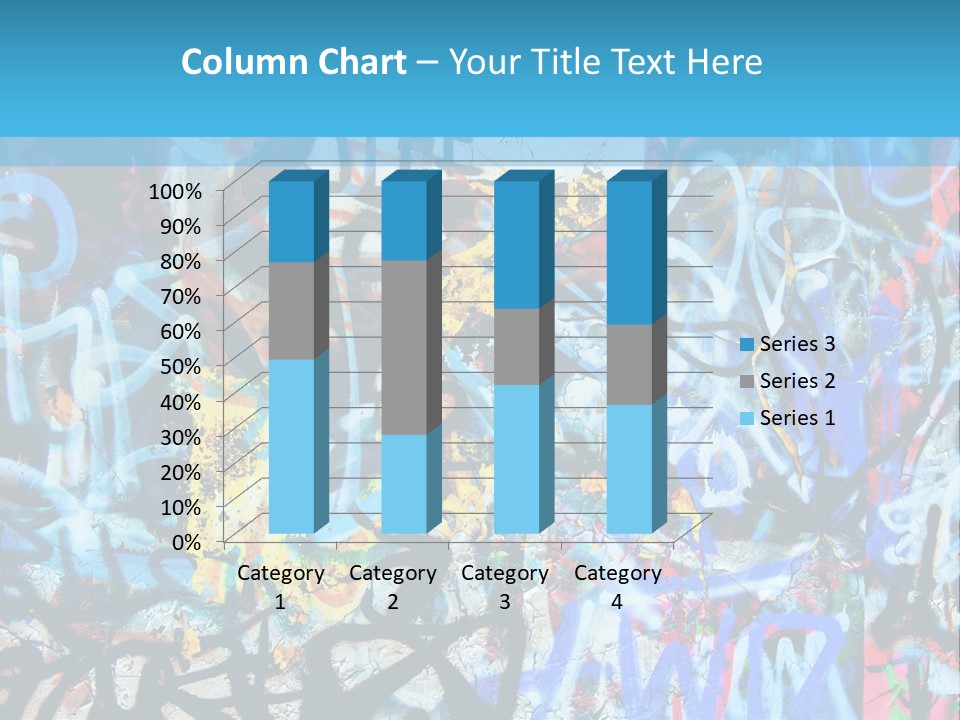 Wall Dark Vandalism PowerPoint Template