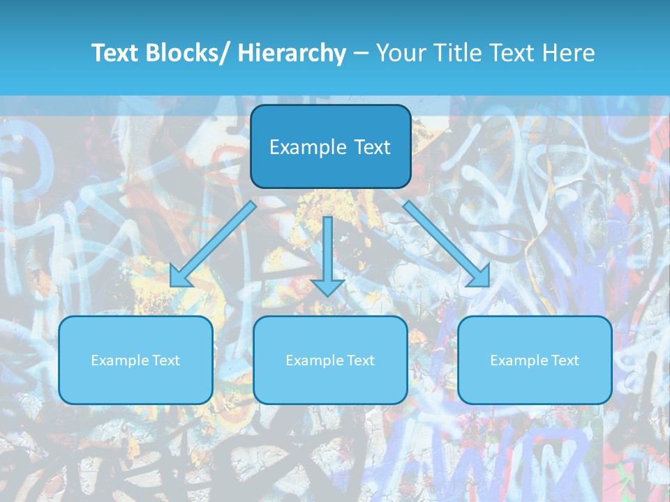 Wall Dark Vandalism PowerPoint Template