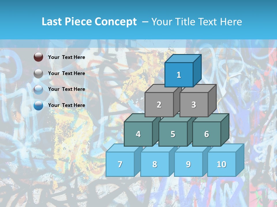 Wall Dark Vandalism PowerPoint Template