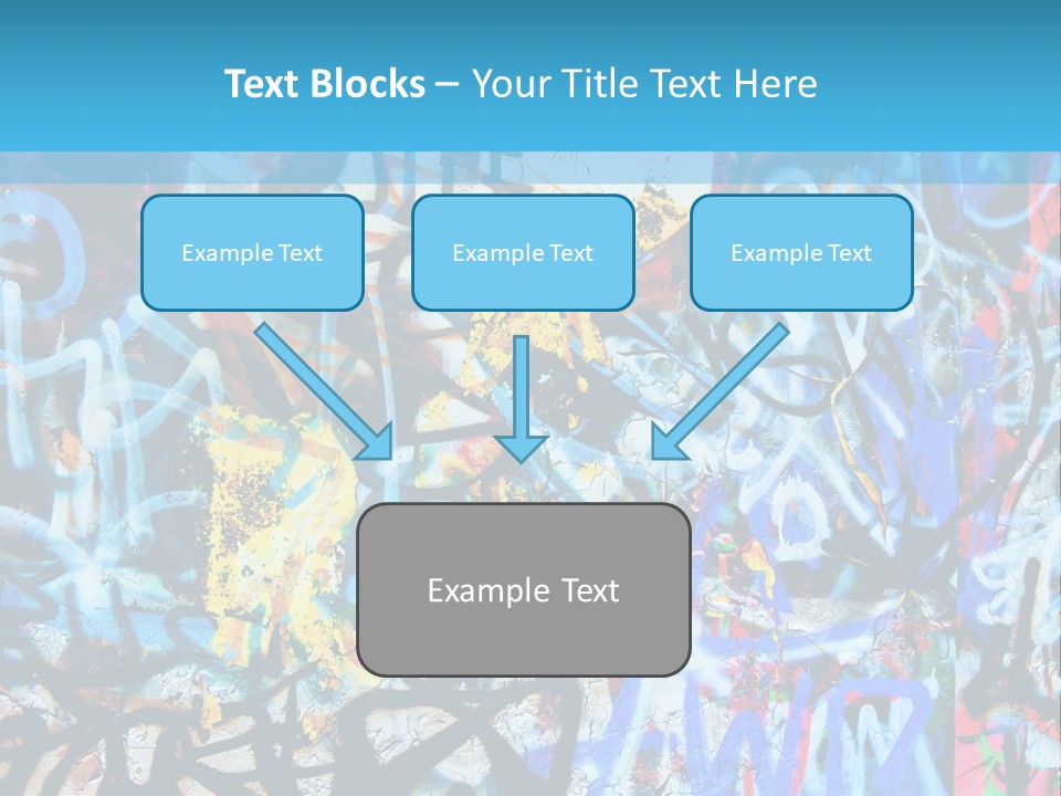 Wall Dark Vandalism PowerPoint Template