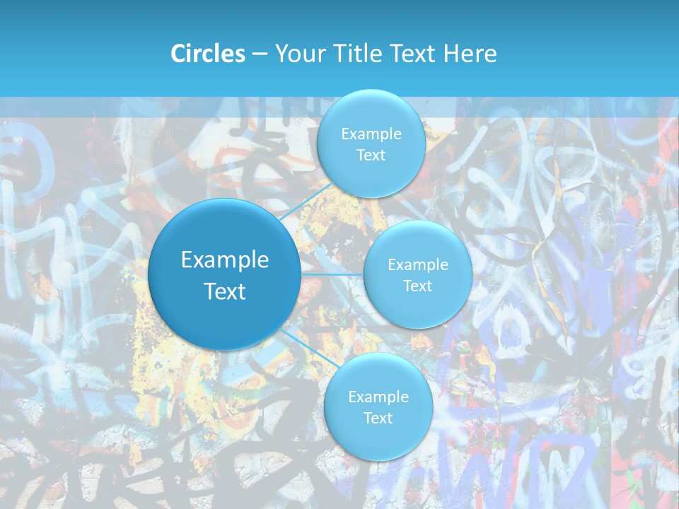Wall Dark Vandalism PowerPoint Template