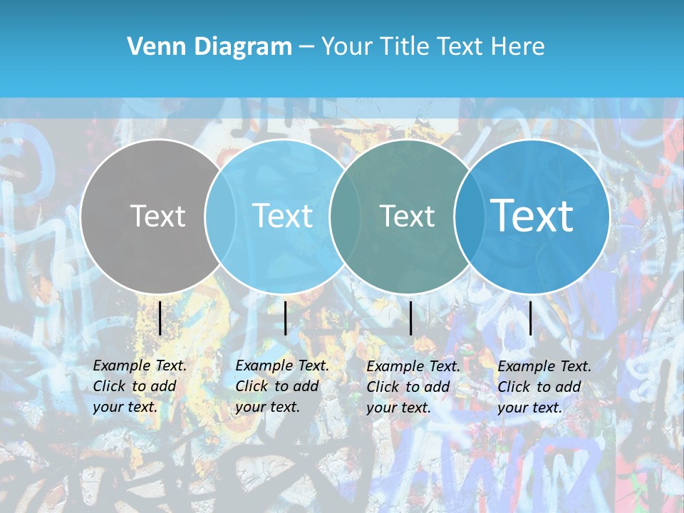 Wall Dark Vandalism PowerPoint Template