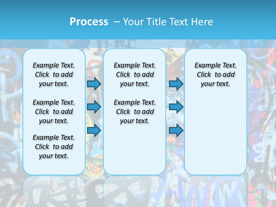 Wall Dark Vandalism PowerPoint Template