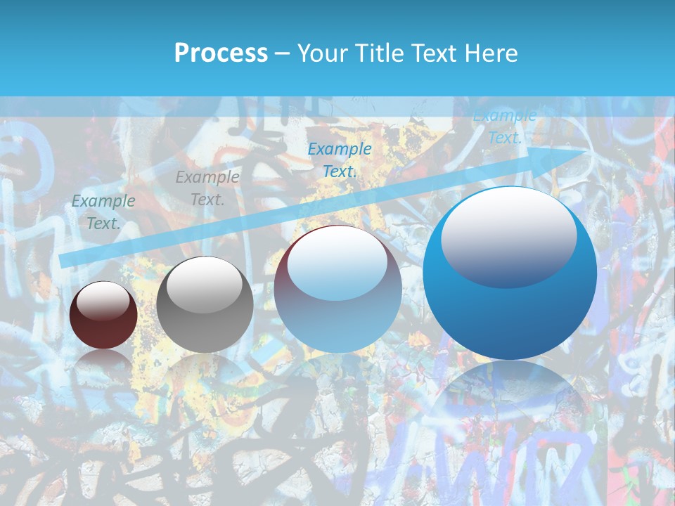 Wall Dark Vandalism PowerPoint Template