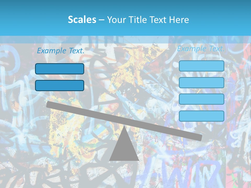Wall Dark Vandalism PowerPoint Template