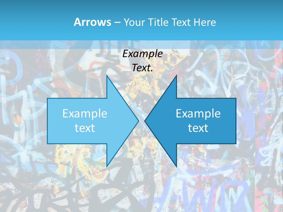 Wall Dark Vandalism PowerPoint Template