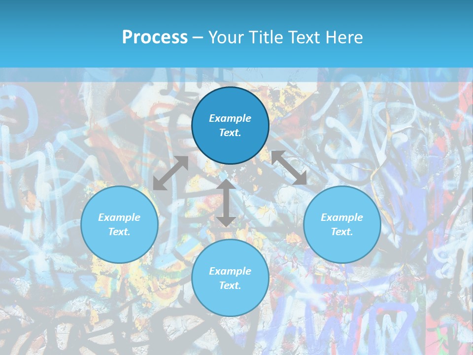 Wall Dark Vandalism PowerPoint Template
