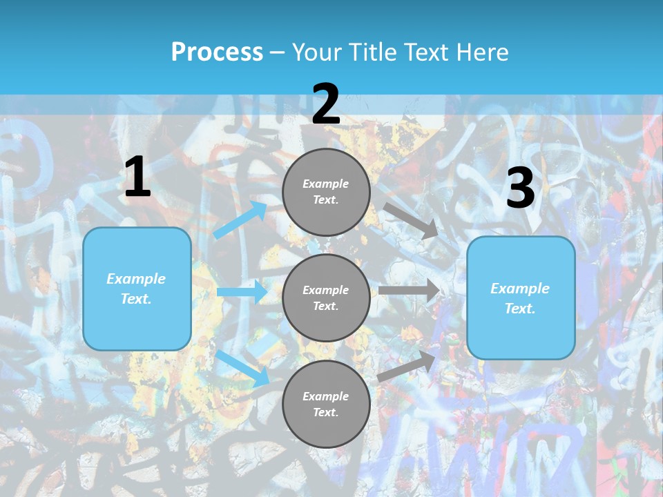 Wall Dark Vandalism PowerPoint Template