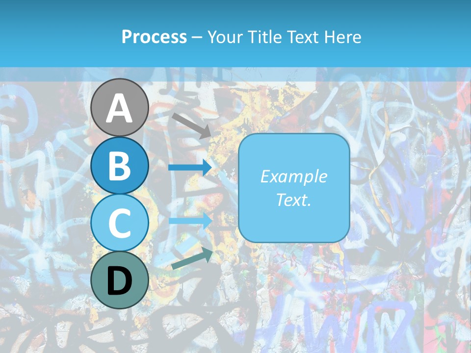 Wall Dark Vandalism PowerPoint Template