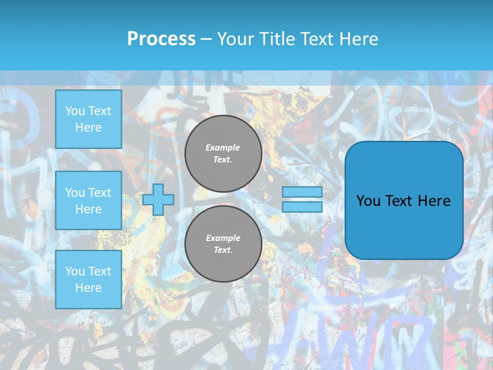 Wall Dark Vandalism PowerPoint Template