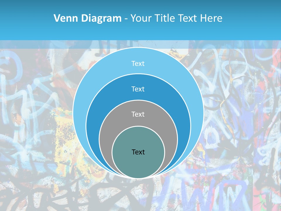 Wall Dark Vandalism PowerPoint Template