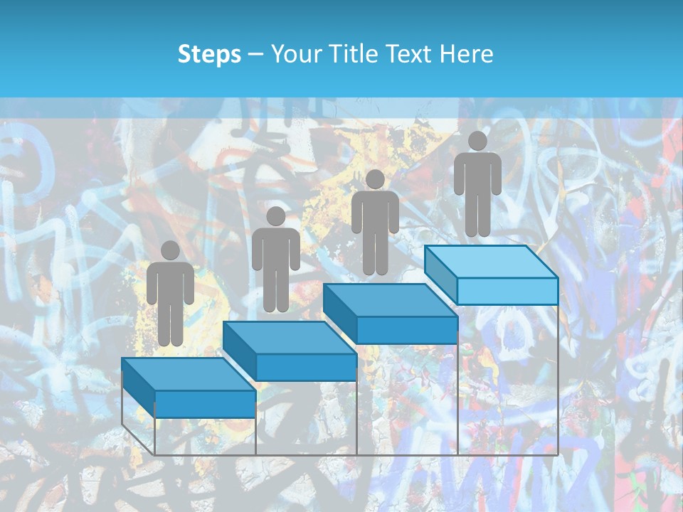 Wall Dark Vandalism PowerPoint Template