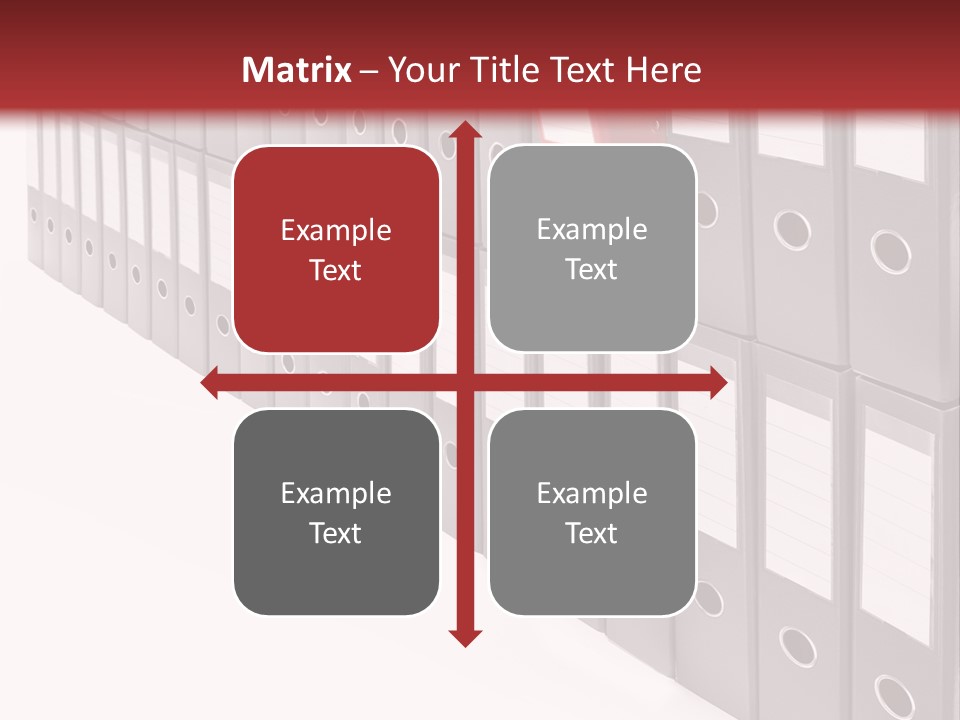 Folders Ring Office PowerPoint Template