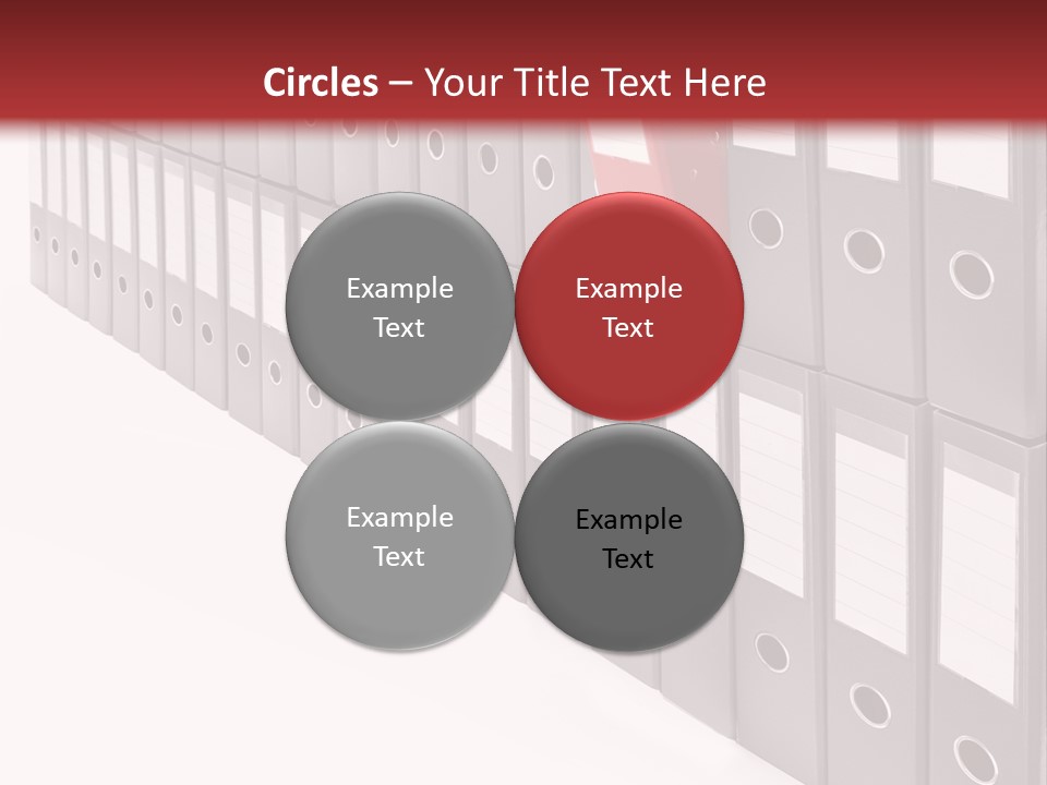 Folders Ring Office PowerPoint Template