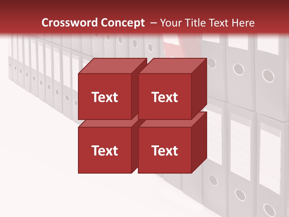 Folders Ring Office PowerPoint Template