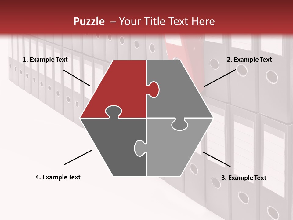 Folders Ring Office PowerPoint Template