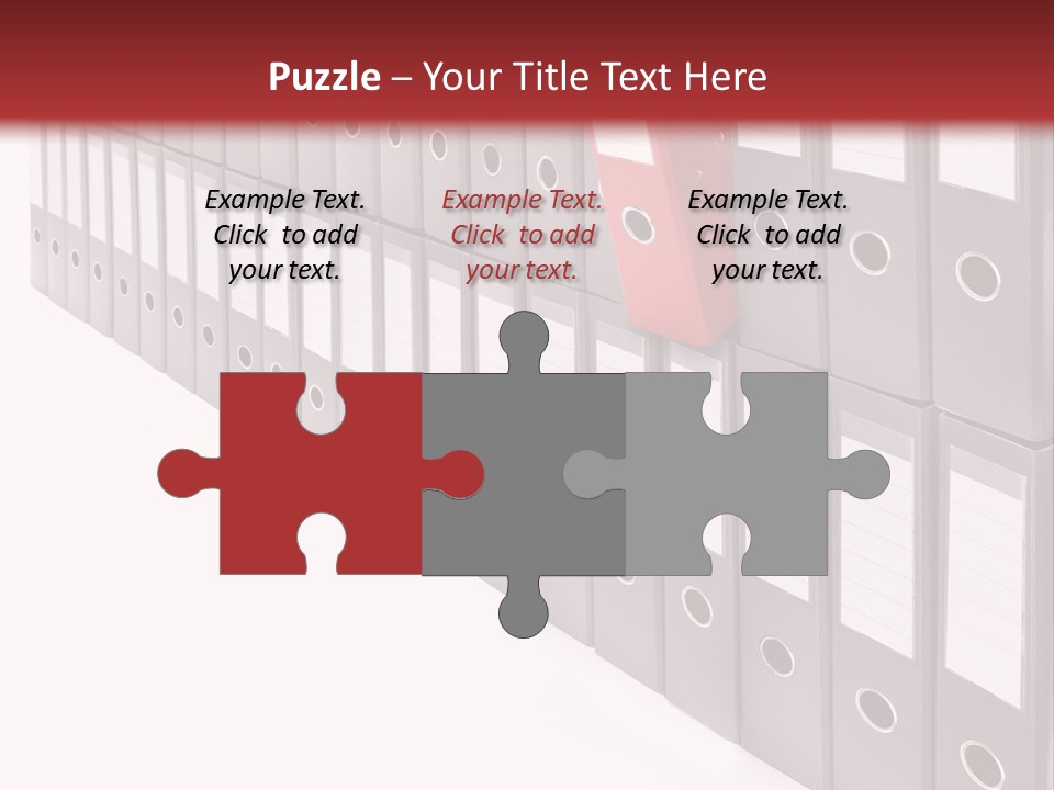 Folders Ring Office PowerPoint Template