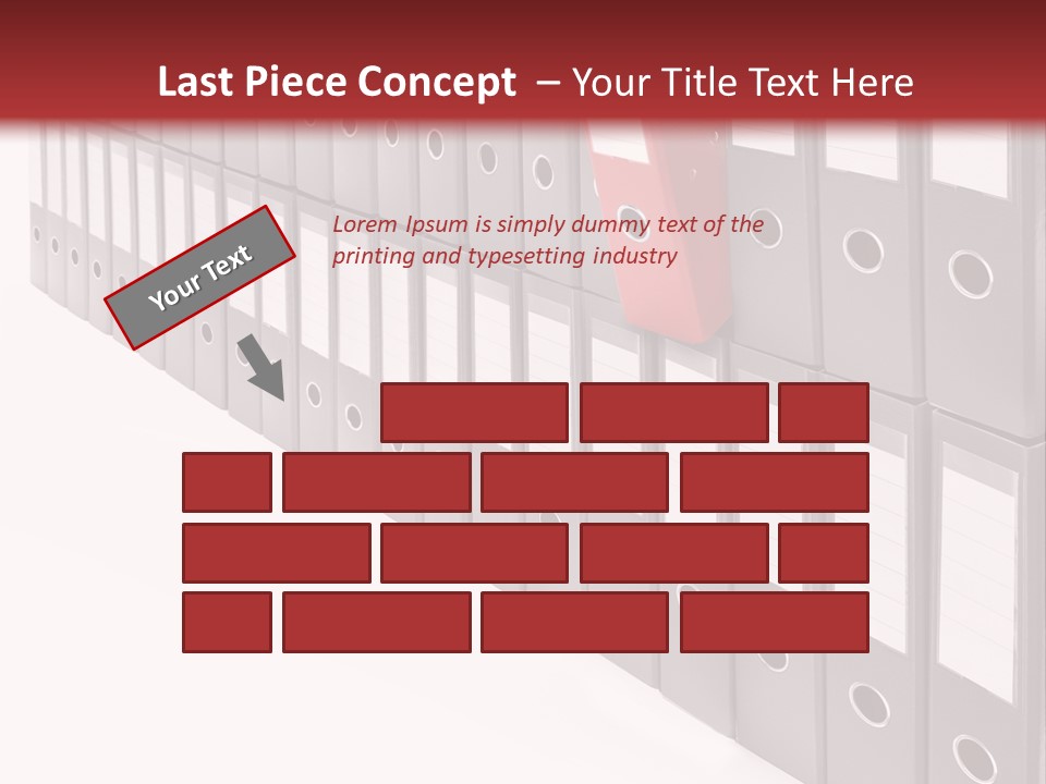 Folders Ring Office PowerPoint Template