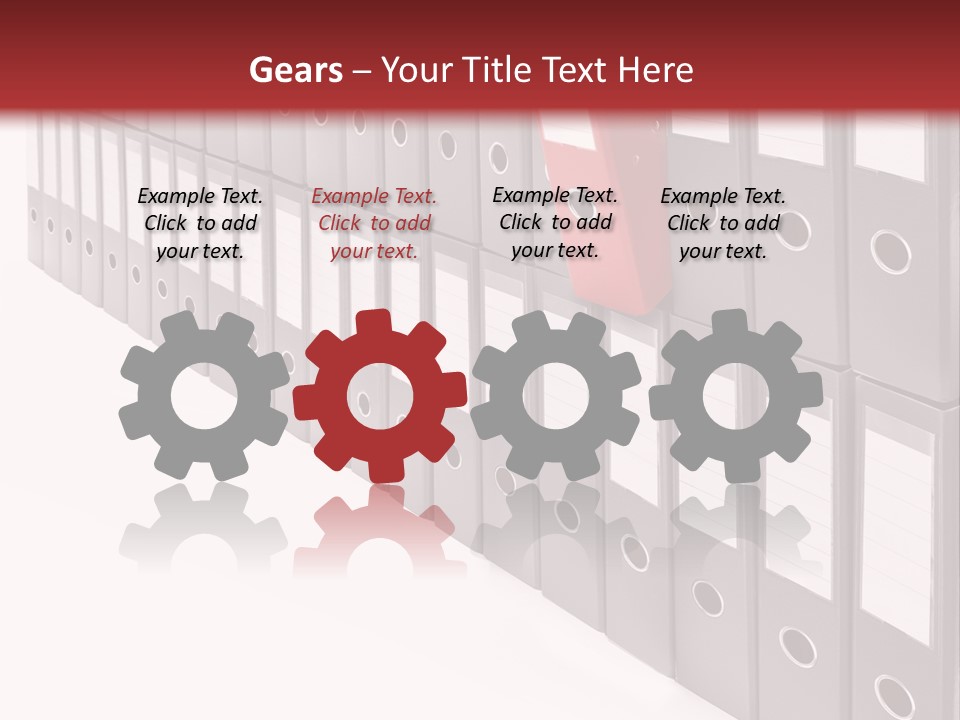 Folders Ring Office PowerPoint Template