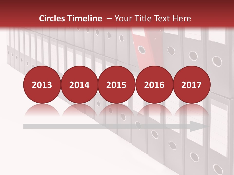 Folders Ring Office PowerPoint Template