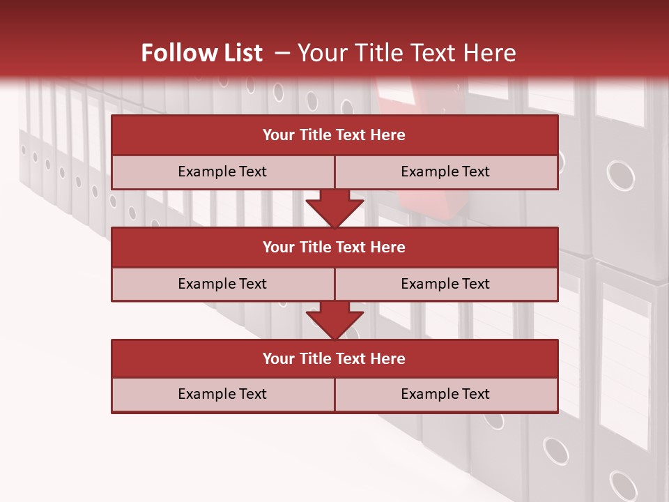 Folders Ring Office PowerPoint Template