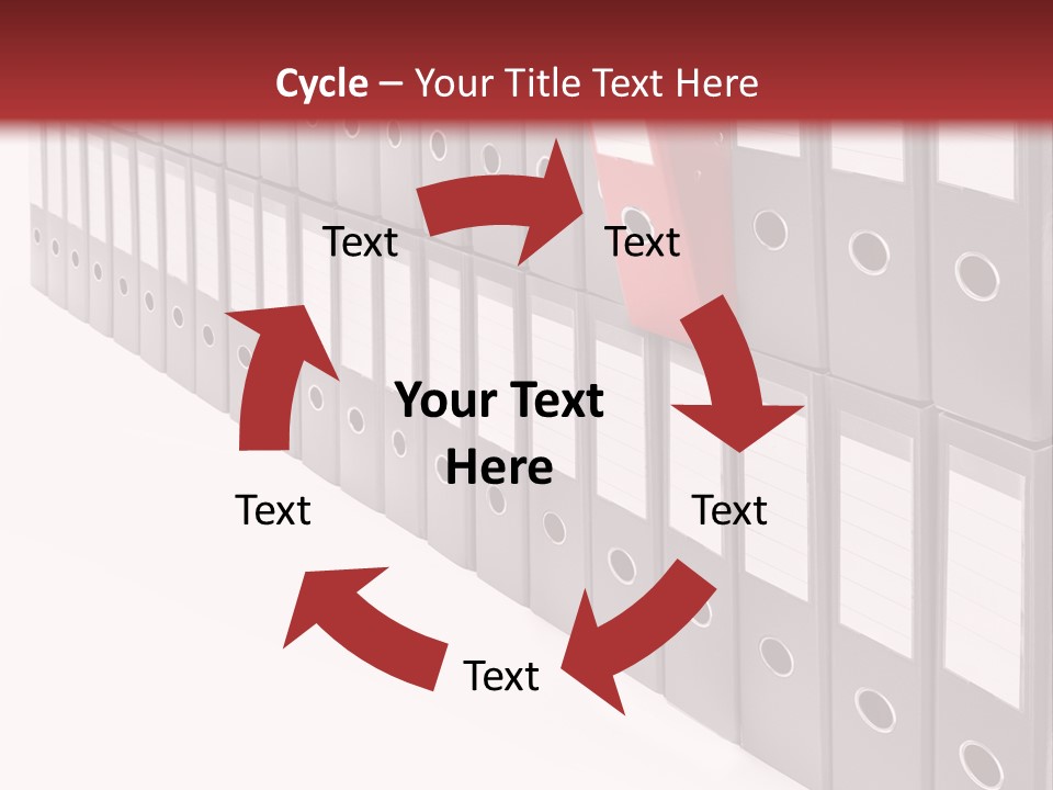 Folders Ring Office PowerPoint Template