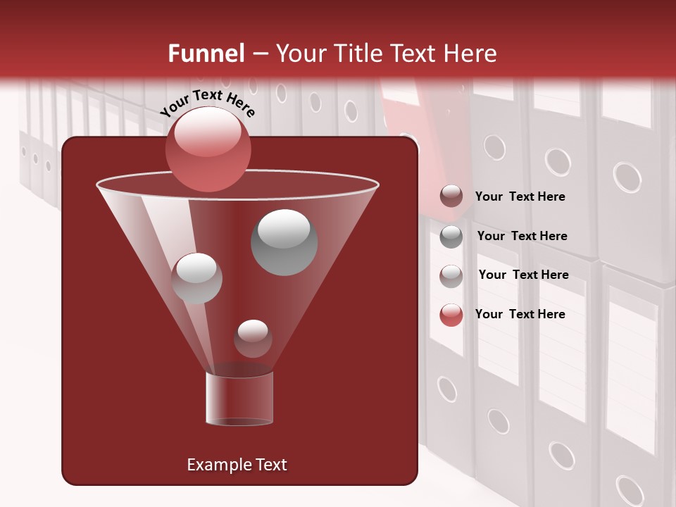 Folders Ring Office PowerPoint Template