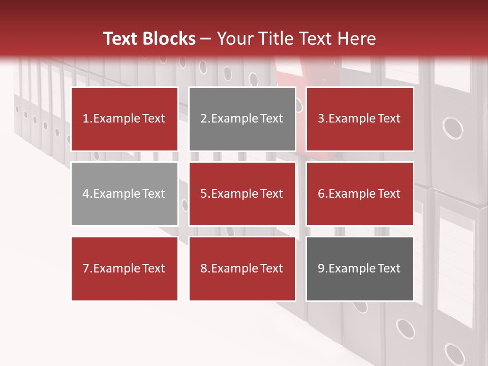 Folders Ring Office PowerPoint Template