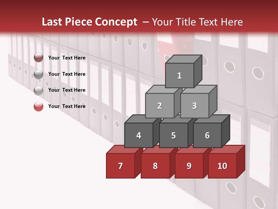 Folders Ring Office PowerPoint Template