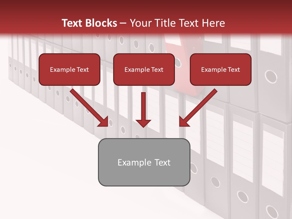 Folders Ring Office PowerPoint Template