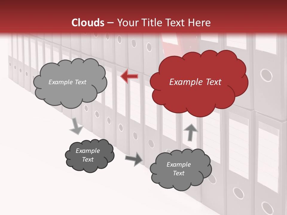 Folders Ring Office PowerPoint Template