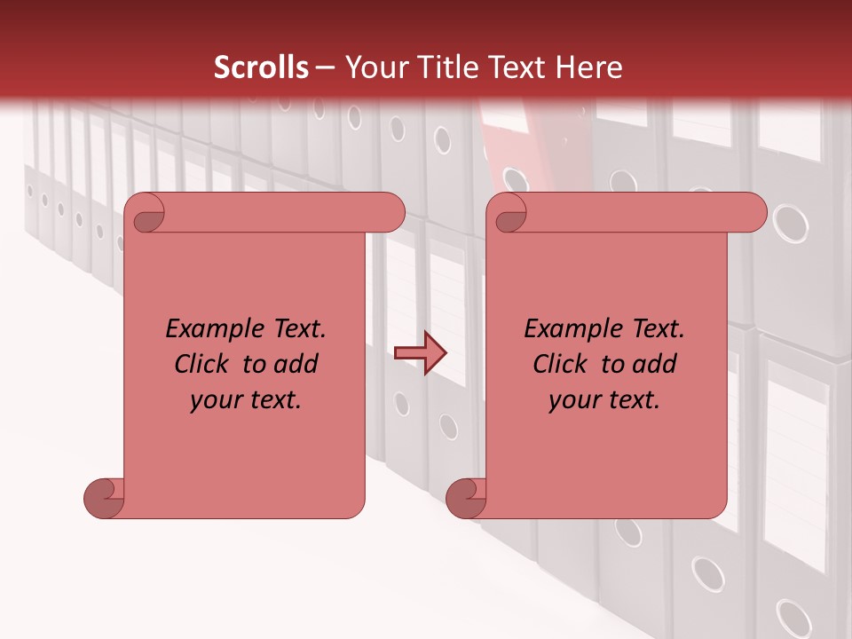 Folders Ring Office PowerPoint Template