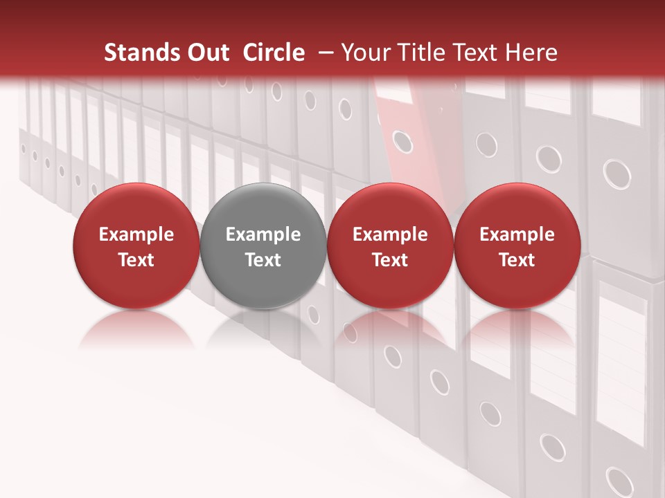 Folders Ring Office PowerPoint Template