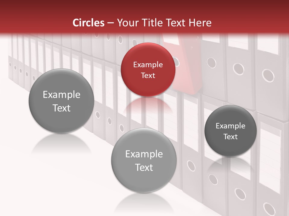 Folders Ring Office PowerPoint Template