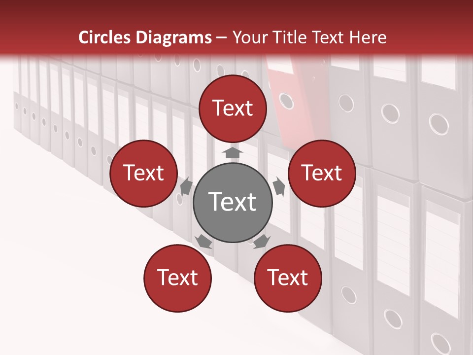 Folders Ring Office PowerPoint Template