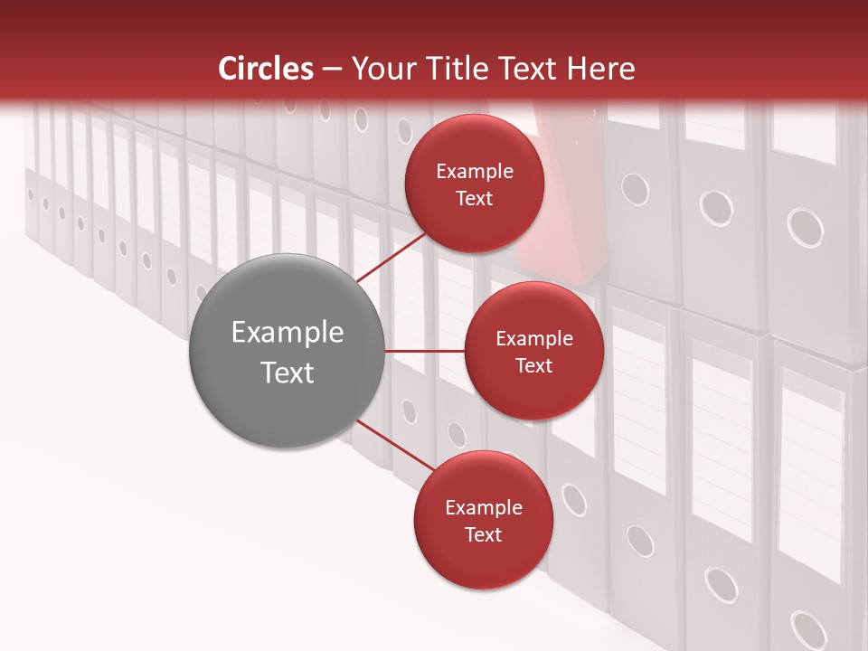 Folders Ring Office PowerPoint Template