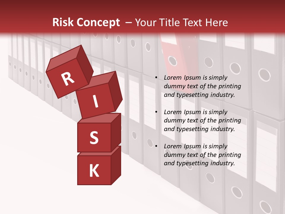 Folders Ring Office PowerPoint Template