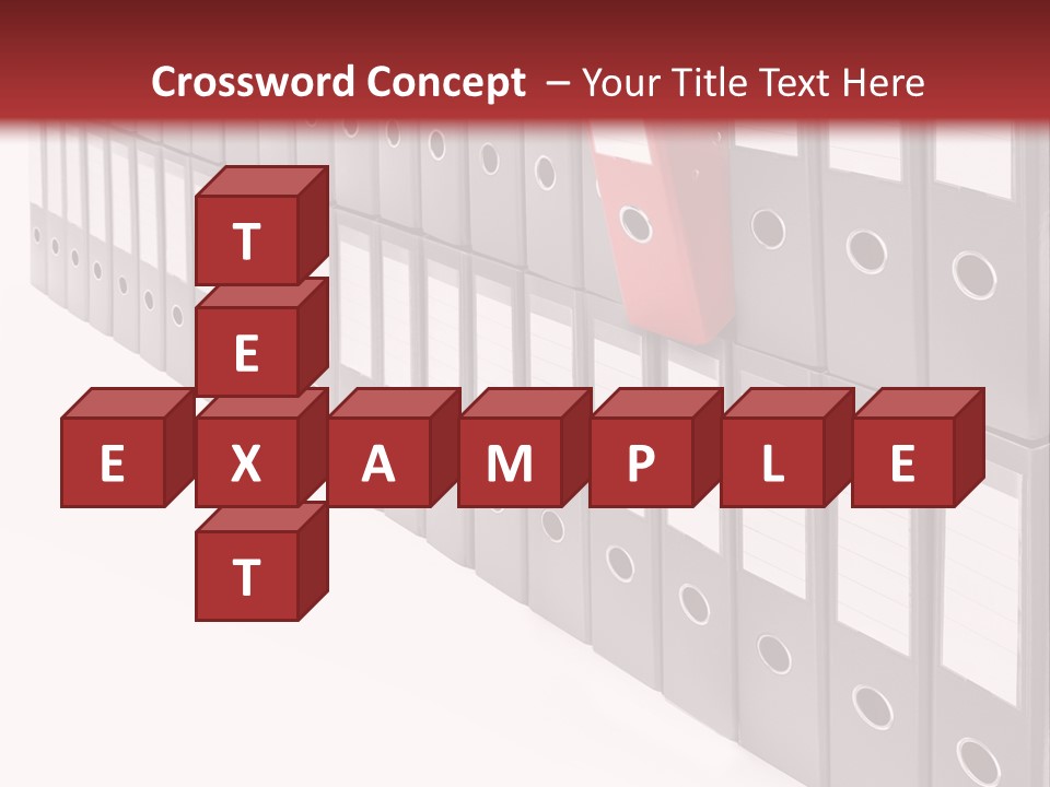 Folders Ring Office PowerPoint Template