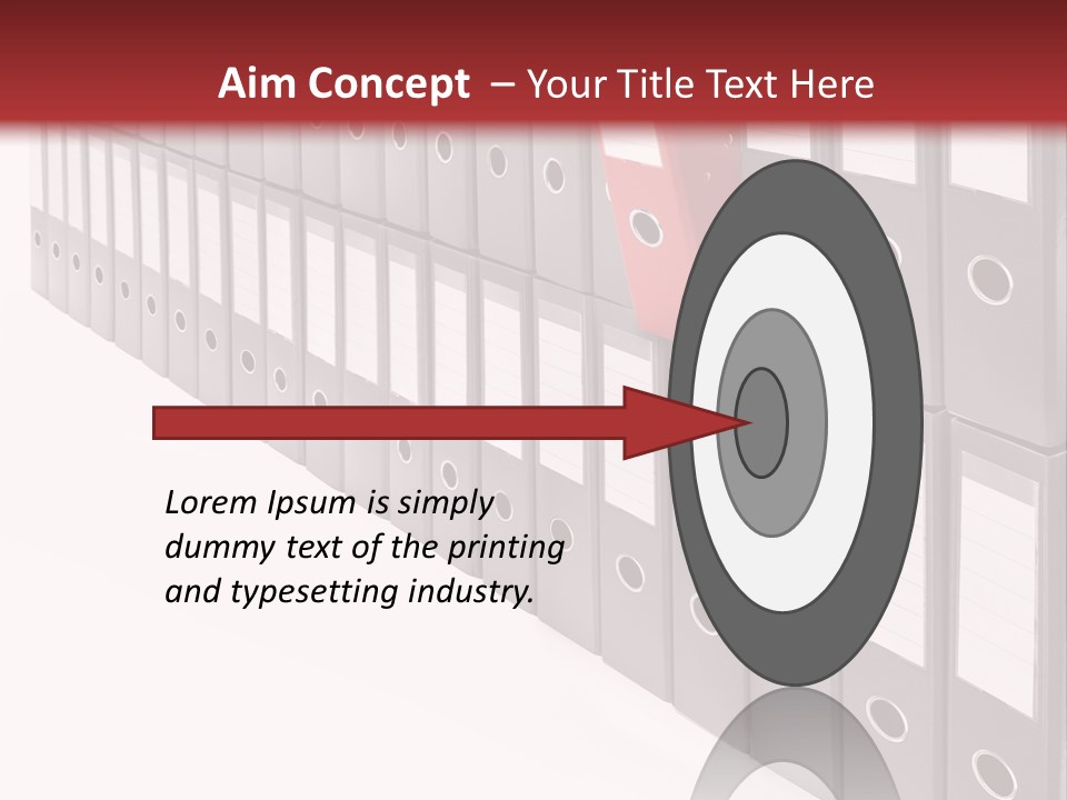 Folders Ring Office PowerPoint Template