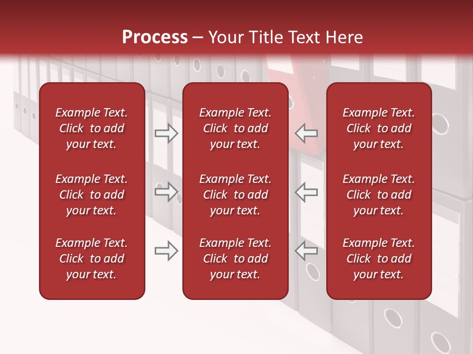 Folders Ring Office PowerPoint Template