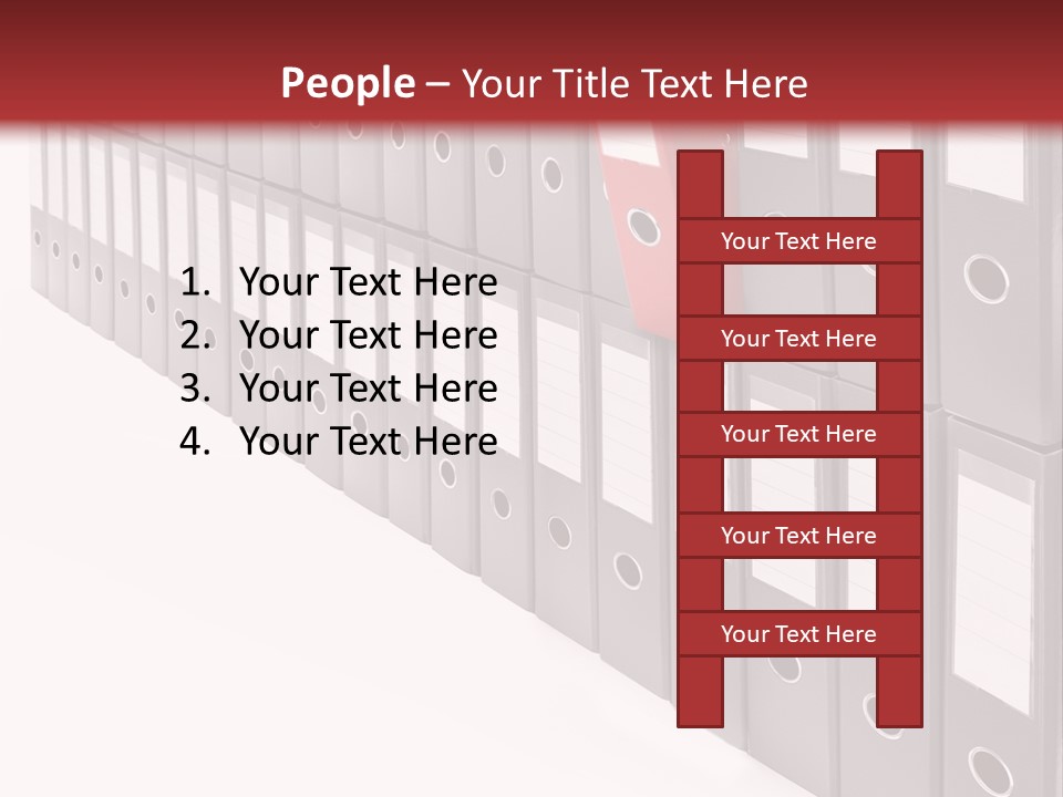 Folders Ring Office PowerPoint Template