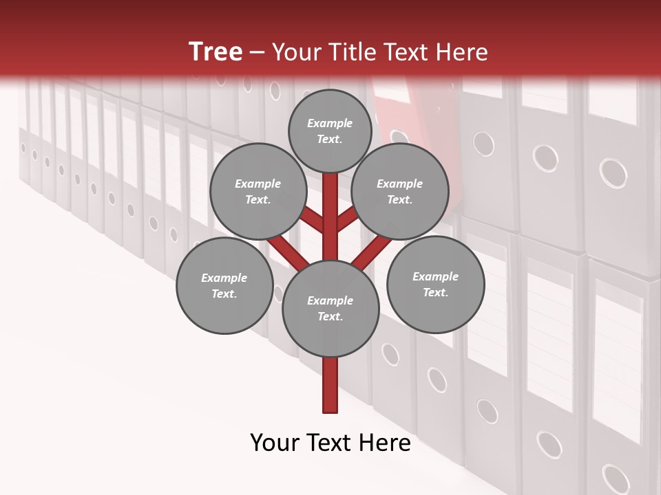Folders Ring Office PowerPoint Template