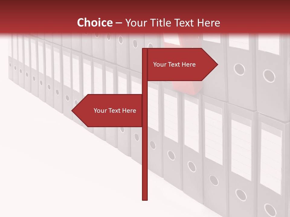 Folders Ring Office PowerPoint Template