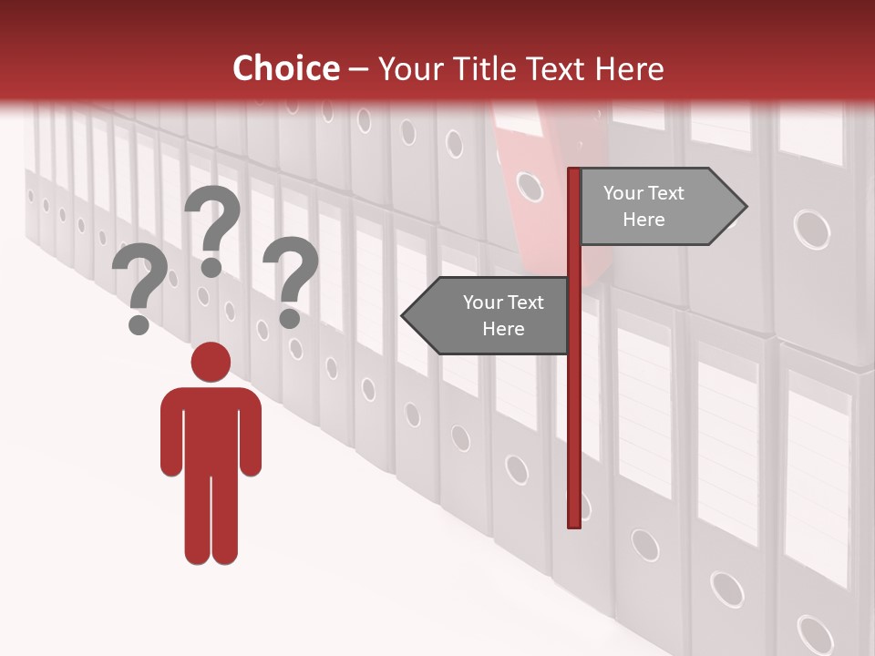 Folders Ring Office PowerPoint Template